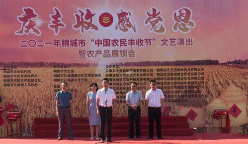 慶豐收 感黨恩——2021年桐城市中國農民豐收節文藝演出暨農產品展銷會圓滿閉幕